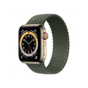 Řemínek COTEetCI Nylon Braided Band 134mm, pro Apple Watch 42/44mm, iverness green