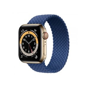 Řemínek COTEetCI Nylon Braided Band 134mm, pro Apple Watch 38/40mm, atlantic blue