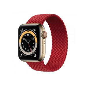 Řemínek COTEetCI Nylon Braided Band 170mm, pro Apple Watch 42 / 44mm, red