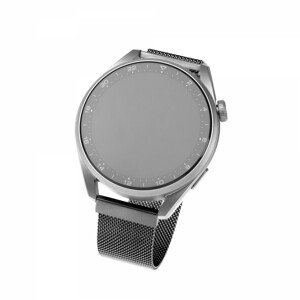 Síťovaný nerezový řemínek FIXED Mesh Strap pro smartwatch, šířka 22mm, černá