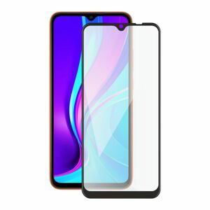 Tvrzené sklo Screenshield pro Xiaomi Redmi 9C (full COVER), černá