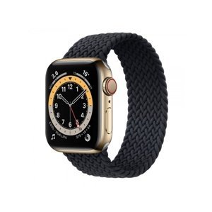 Řemínek COTEetCI Nylon Braided Band 161mm pro Apple Watch 38/40 mm, černá