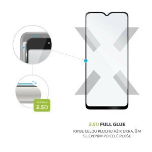Tvrzené sklo FIXED Full-Cover pro Samsung Galaxy A03, černá