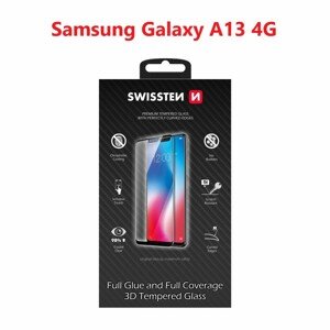 Tvrzené sklo Swissten Ultra Durable 3D Full Glue Glass pro Samsung Galaxy A13 4G, černá