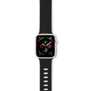 Silikonový řemínek Epico pro Apple Watch 38/40mm, černá