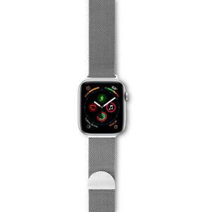 Ocelový řemínek Epico Milanese pro Apple Watch 38/40mm, stříbrná