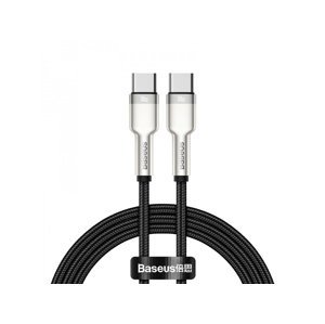 Datový kabel Baseus Cafule Series Metal Type-C/Type-C 100W 1m, černá
