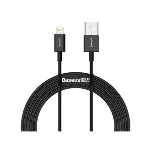Datový kabel Baseus Superior Series Fast Charging Data Cable USB to iP 2.4A 2m, černá