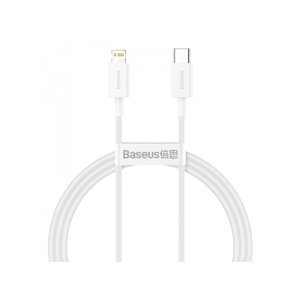Datový kabel Baseus Superior Series Fast Charging Data Cable Type-C to iP PD 20W 1m, bílá