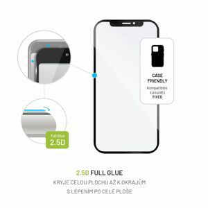 Ochranné tvrzené sklo FIXED Full-Cover pro OnePlus Nord 2 CE Lite 5G, černá