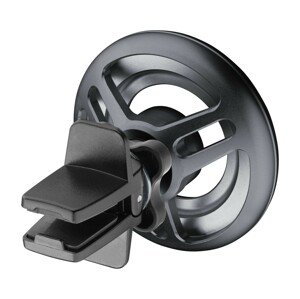Magnetický držák CellularLine Touch Mag do mřížky ventilace s podporou MagSafe, černá