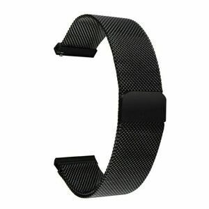 Magnetický kovový řemínek Tactical 828 Loop pro Xiaomi Mi Band 7, černá