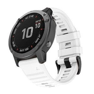 Silikonový řemínek outdoor RhinoTech pro Garmin QuickFit 26 mm, bílá