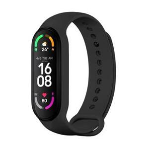 Silikonový řemínek FIXED Silicone Strap pro Xiaomi Band 7/ Mi Band 6/ Mi Band 5, černá