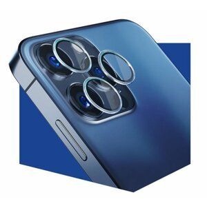 Tvrzené sklo 3mk Lens Pro ochrana kamery pro Apple iPhone 13 Pro / iPhone 13 Pro Max, silver