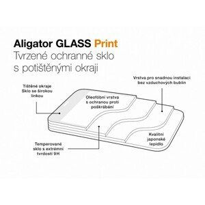 Ochranné tvrzené sklo GLASS PRINT Vivo Y76 5G, černá