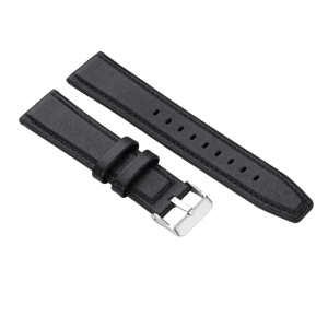 Niceboy Watch band 22mm, černá kůže