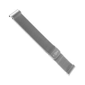 Síťovaný nerezový řemínek FIXED Mesh Strap s Quick Release pro smartwatch 18mm, stříbrná