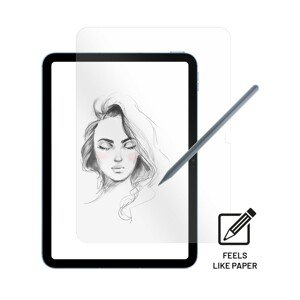 Ochranné tvrzené sklo FIXED PaperGlass Screen Protector pro Apple iPad 10,9" (2022), čirá