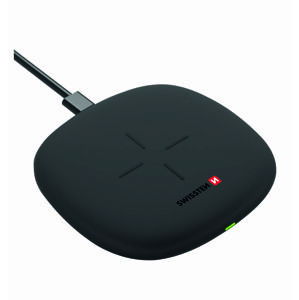 Bezdrátová nabíječka Swissten Wireless 10W černá (ECO balení)