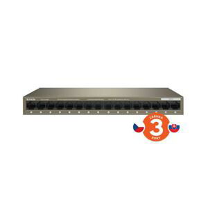 Tenda TEG1016M - 16-port Gigabit Ethernet Switch, 10/100/1000 Mbps