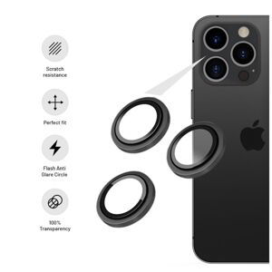 Ochranná skla čoček fotoaparátů FIXED Camera Glass pro Apple iPhone 16 Pro/16 Pro Max, zlatá