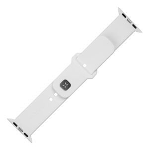 Set silikonových řemínků FIXED Silicone Sporty Strap pro Apple Watch 38/40/41mm, bílá
