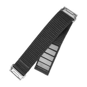 Nylonový řemínek FIXED Nylon Sporty Strap pro Garmin QuickFit 26mm, tmavě šedá