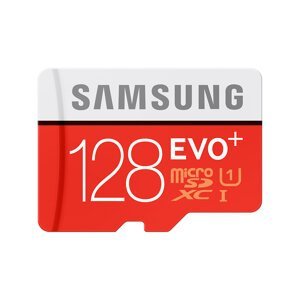 Paměťová Micro SDXC karta Samsung EVO Plus 128GB + SD adaptér