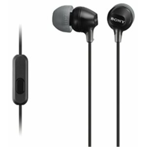 Handsfree sluchátka SONY MDR-EX15AP černé