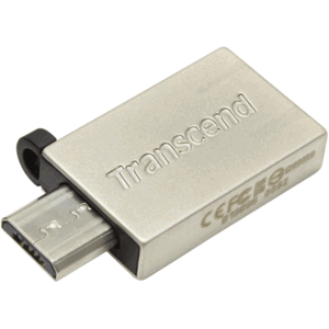 OTG flash disk Transcend JetFlash 380S 32GB USB 2.0 / micro USB Silver