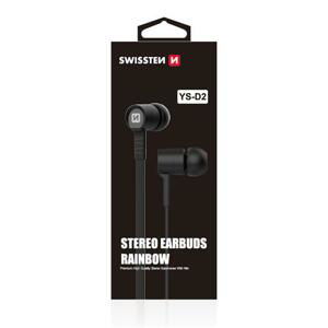 SLUCHÁTKA SWISSTEN EARBUDS RAINBOW YS-D2 black