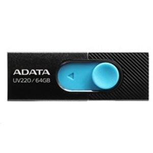 ADATA Flash Disk 32GB USB 2.0 Dash Drive UV220, Black/Blue