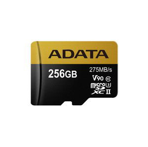 Paměťová karta ADATA 256GB MicroSDXC, class 10, UHS-II U3 s adaptérem