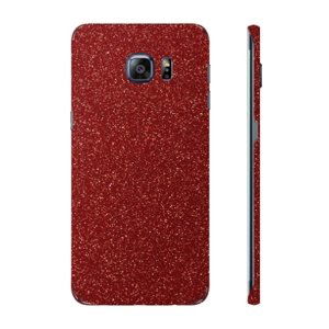 Ochranná fólie 3mk Ferya pro Samsung Galaxy S6 Edge, červená třpytivá