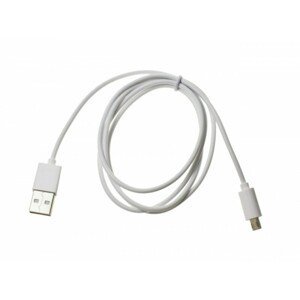 Datový kabel USB ALIGATOR microUSB nabíjecí, White