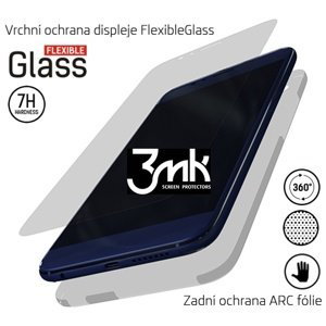 Tvrzené sklo 3mk FlexibleGlass 3D High-Grip™ pro Samsung Galaxy A7