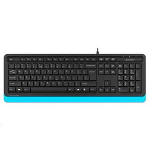 Klávesnice A4tech FK10 FSTYLER, CZ/US, USB, modrá