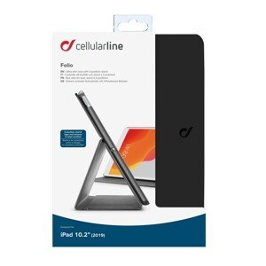 CellularLine FOLIO pouzdro flip pro Apple iPad 10.2" 2019, černé