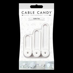 Kabelový organizér Cable Candy Tie, 3ks, bílý