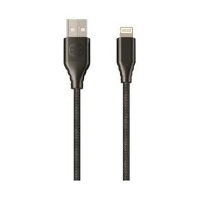 Datový kabel Forever Core Lightning MFI 3m 2,4A textilní, černá