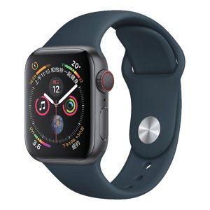 Silikonový řemínek COTEetCI Silicone Sports Band pro Apple Watch 42/44mm, tmavě zelená