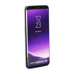 Tvrzené sklo 5D pro Samsung Galaxy S8 Plus, plné lepení, menší, černá