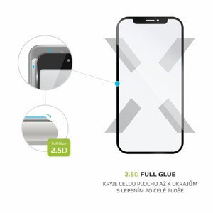 Tvrzené sklo FIXED Full-Cover pro Apple iPhone 12 Pro Max černé