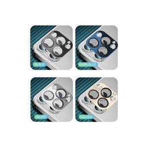 Ochranné sklíčko na oko fotoaparátu Coteetci Aluminium pro Apple iPhone 12 Pro Max 6.7, modrá