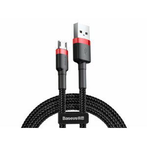 Datový kabel Baseus Cafule Cable Micro USB, 1.5A, 2M, červená-černá