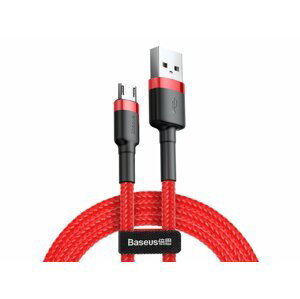 Datový kabel Baseus Cafule Cable Micro USB, 1.5A, 2M, červená