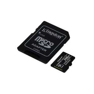 Paměťová karta Kingston Micro 256GB Class 10 UHS-I s adaptérem SD2