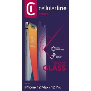 Tvrzené sklo Cellularline Second Glass Ultra Apple iPhone 12/12 Pro