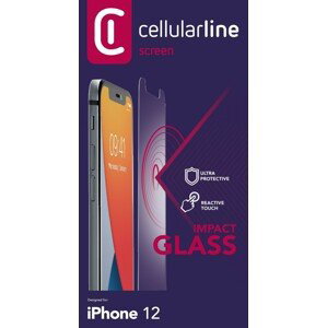 Tvrzené sklo Cellularline Second Glass Ultra Apple iPhone 12 mini